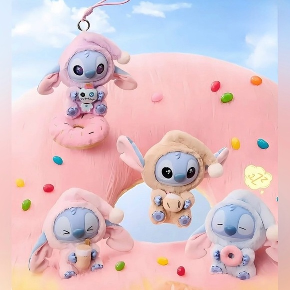 Disney x Miniso Stitch Eat Something Before Sleep blind box